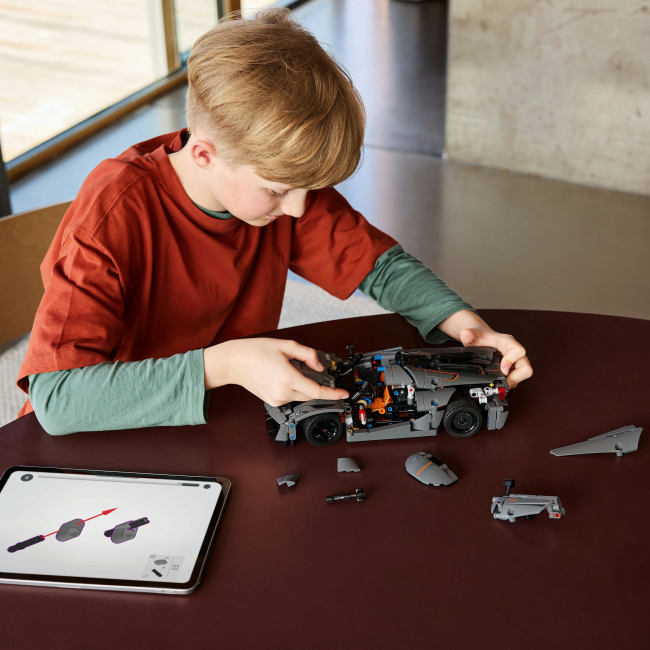 Конструкторы LEGO - Конструктор LEGO Technic Koenigsegg Jesko Absolut — серый гиперкар (42173)#6