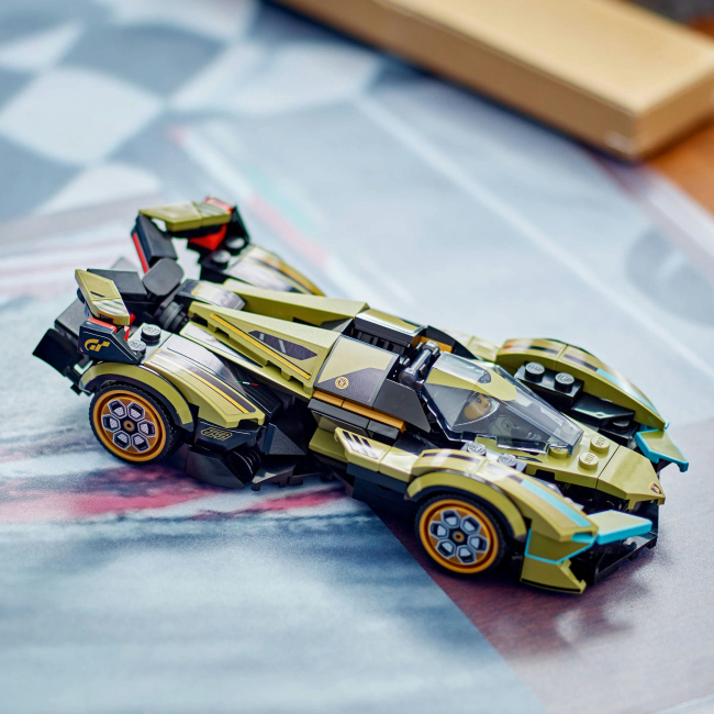 Конструкторы LEGO - Конструктор LEGO Speed Champions Суперкар Lamborghini Lambo V12 Vision GT (76923)#4