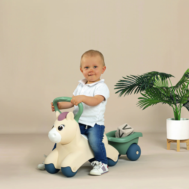 Развивающие игрушки - Каталка Smoby Little Пони с прицепом (140502)#3