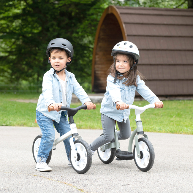 Беговелы - Беговел Smoby металлический серый (770210)#3