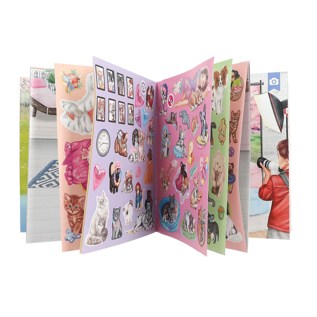 Набори для творчості - Альбом наклейок Top model Kitty and doggy (0412706)#3