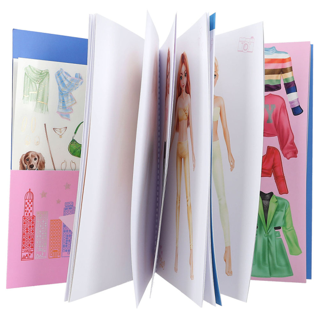 Товары для рисования - Книга для раскрашивания Top Model Одень меня (0412724)#3