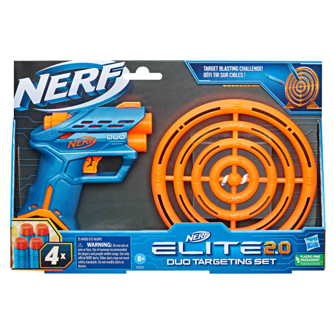 Помпова зброя - Ігровий набір ​NERF Elite 2.0 Duo Target (F6352)#3