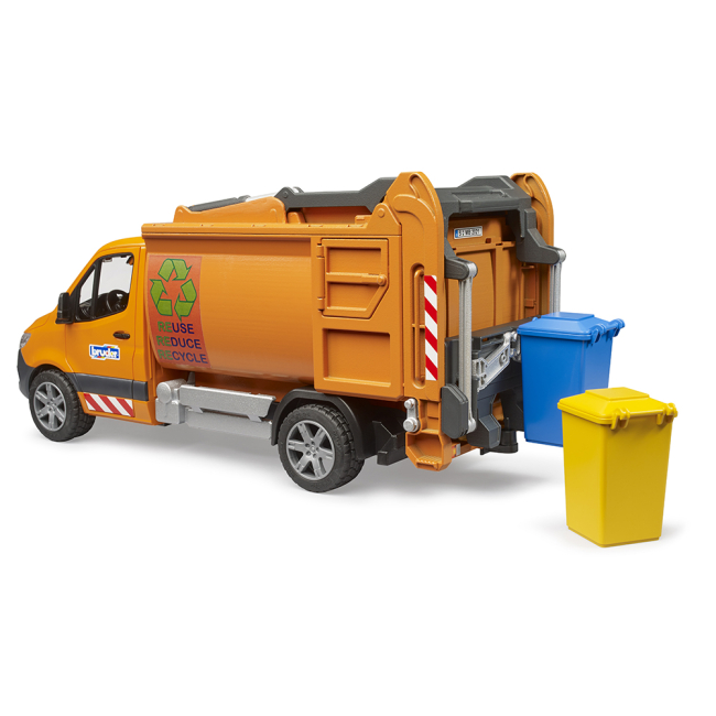 Транспорт и спецтехника - Автомодель Bruder Мусоровоз MB Sprinter (02682)#4