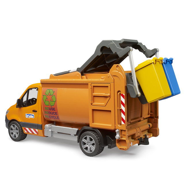 Транспорт и спецтехника - Автомодель Bruder Мусоровоз MB Sprinter (02682)#5