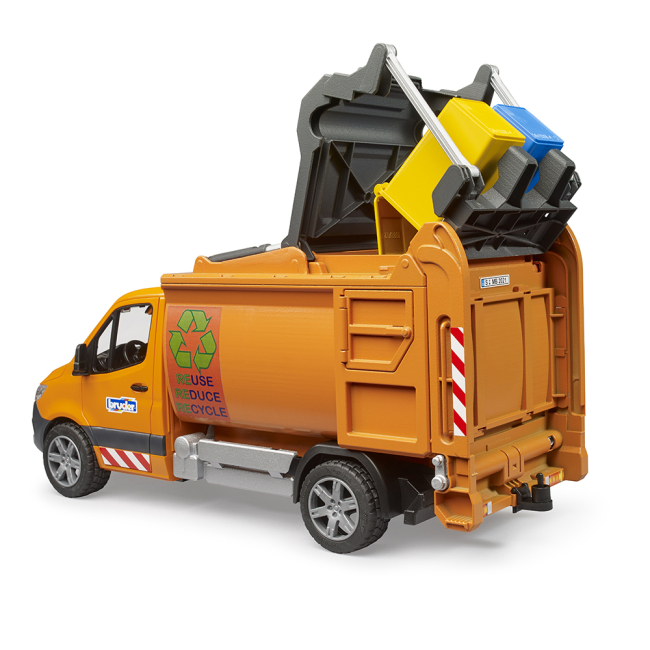 Транспорт и спецтехника - Автомодель Bruder Мусоровоз MB Sprinter (02682)#6