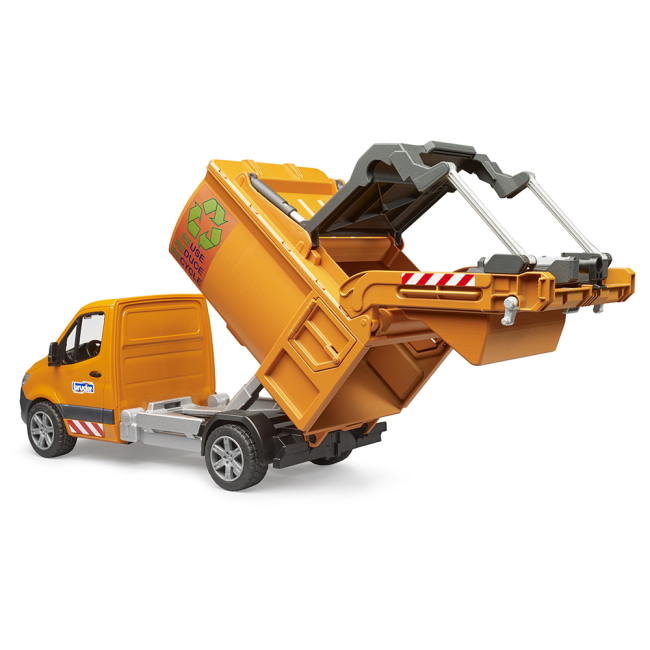 Транспорт и спецтехника - Автомодель Bruder Мусоровоз MB Sprinter (02682)#7