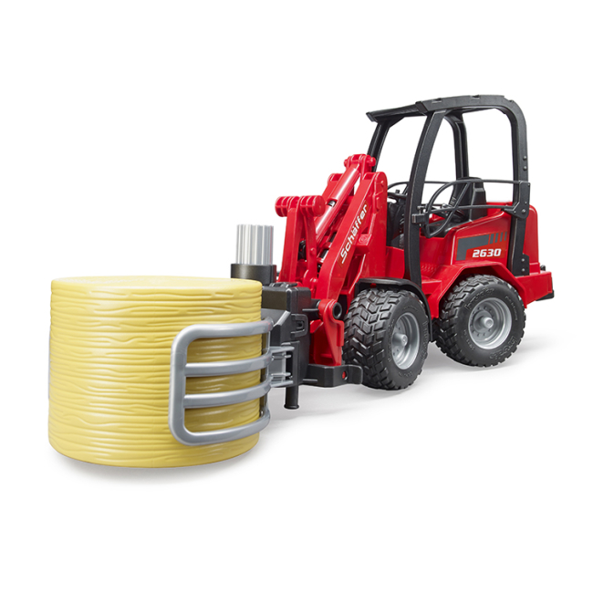 Транспорт и спецтехника - Мини-погрузчик Bruder Schaffer Compact 2630 (02192)#4