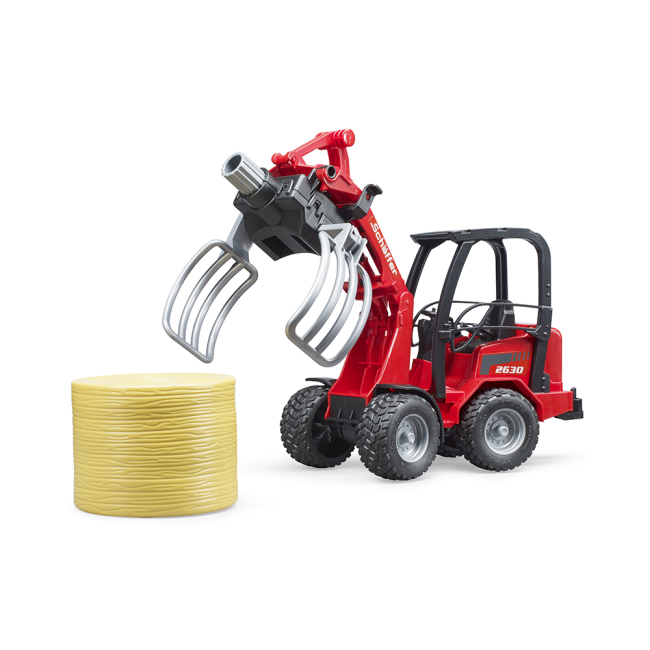 Транспорт и спецтехника - Мини-погрузчик Bruder Schaffer Compact 2630 (02192)#7