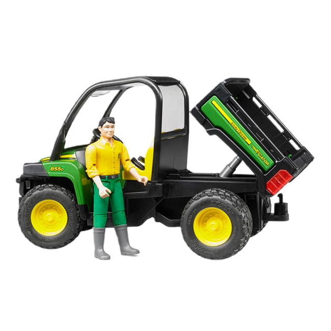 Транспорт и спецтехника - Игровой набор Bruder Автомобиль John Deere Gator XUV 855D с фигуркой (02490)#4