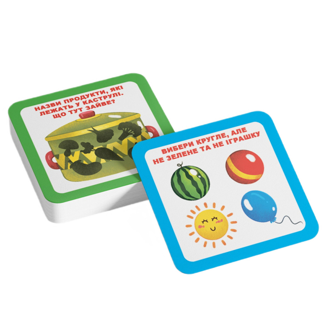 Навчальні іграшки - Розумні картки Crystal Book Розвиток логіки та мислення 30 штук (9786175474938)#2