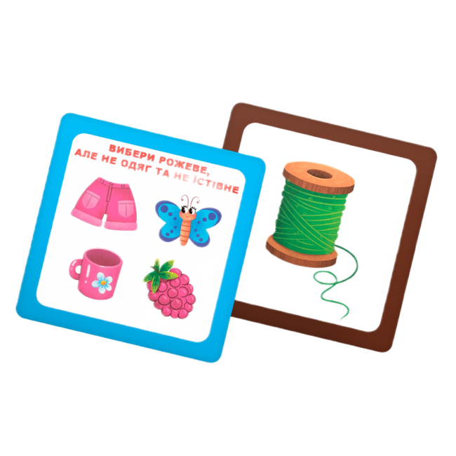 Навчальні іграшки - Розумні картки Crystal Book Розвиток логіки та мислення 30 штук (9786175474938)#3