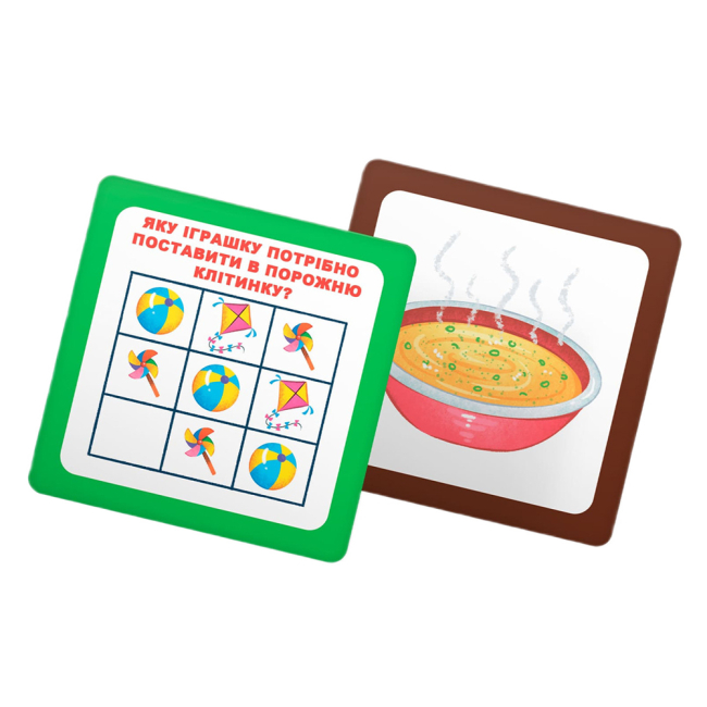Навчальні іграшки - Розумні картки Crystal Book Розвиток логіки та мислення 30 штук (9786175474938)#4