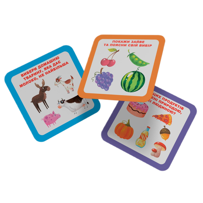 Навчальні іграшки - Розумні картки Crystal Book Розвиток логіки та мислення 30 штук (9786175474938)#8