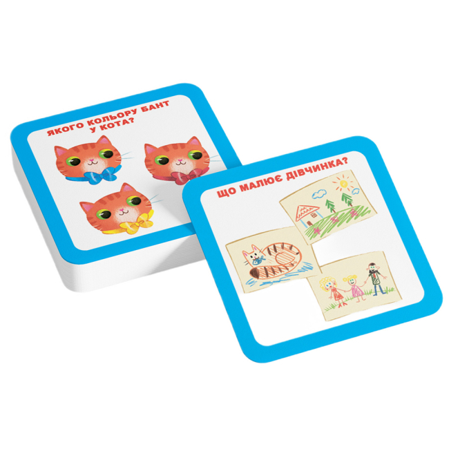 Обучающие игрушки - Разумные карты Crystal Book Развитие внимания и памяти 30 штук (9786175474433)#2