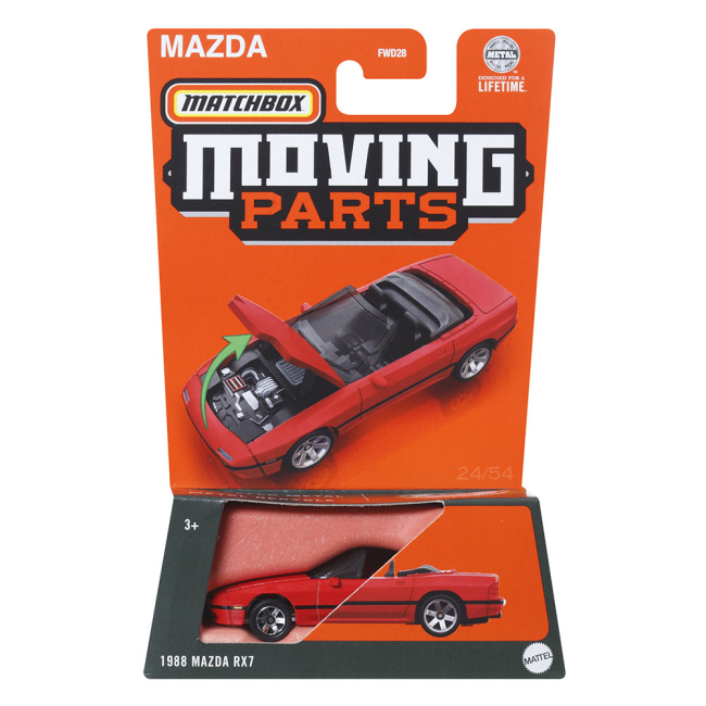 Автомодели - Автомодель Matchbox Moving parts 1988 Mazda RX7 (FWD28/HVN06)#3