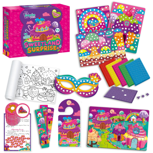 Набори для творчості - Набір для творчості Vladi toys Королівство солодощів з сюрпризами (VT8080-04)#2