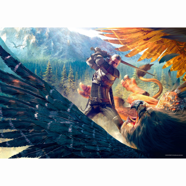 Пазли - Пазл GoodLoot Witcher: Griffin Fight 1000 елементів (5908305231233)#3