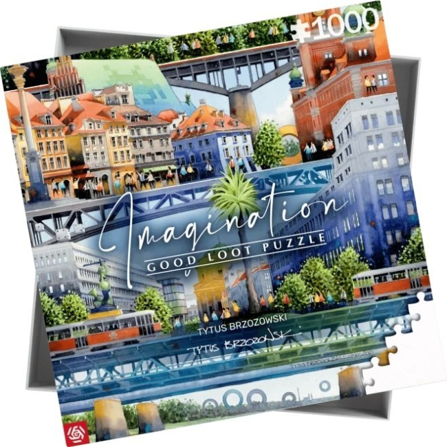 Пазлы - Пазл GoodLoot Imagination: Tytus Brzozowski Warsaw Bridges 1000 элементов (5908305239666)#3