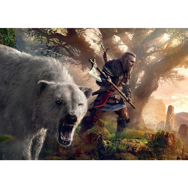 Пазлы - Пазл GoodLoot Assassins Creed Valhalla: Eivor & Polar Bear 1000 элементов (5908305240884)#2