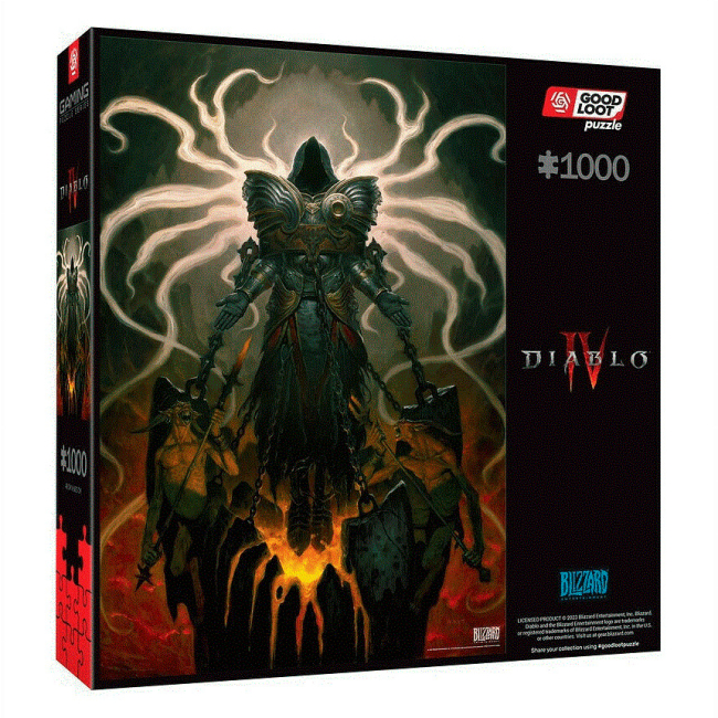 Пазлы - Пазл GoodLoot Diablo IV Inarius Puzzles 1000 элементов (5908305244912)#2