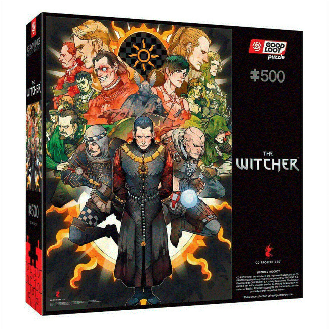 Пазлы - Пазл GoodLoot Witcher Nilfgaard Puzzles 500 элементов (5908305244936)#2