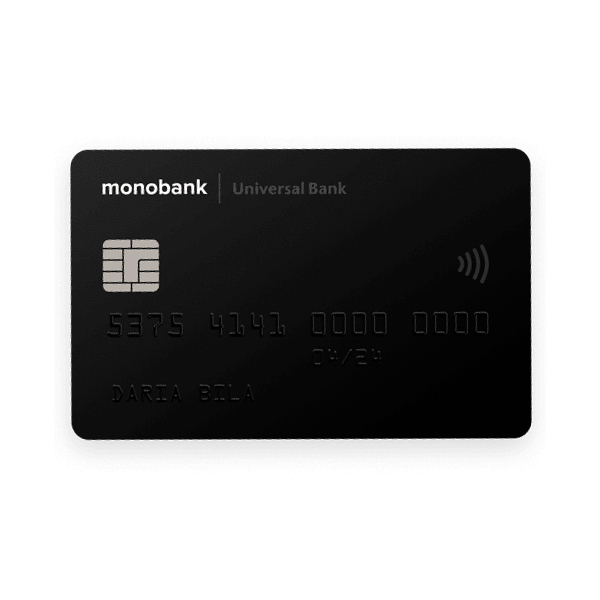 Електроніка для дітей - Дитяча платіжна карта monobank Universal Bank чорна (1504240000015)#3