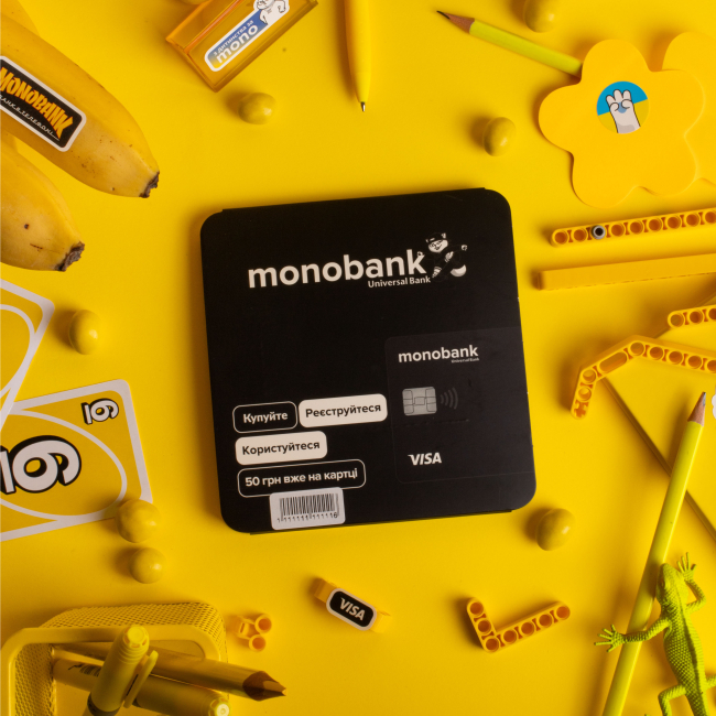Електроніка для дітей - Дитяча платіжна карта monobank Universal Bank чорна (1504240000015)#5