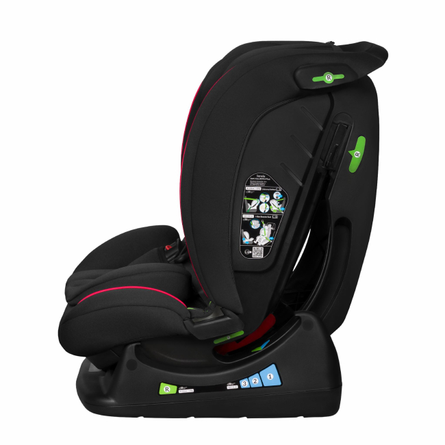 Автокрісла й аксесуари - Автокрісло Lionelo Aart I-Size Black Carbon Red (LO-AART I-SIZE BLACK CARBON RED)#7