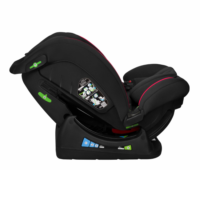 Автокрісла й аксесуари - Автокрісло Lionelo Aart I-Size Black Carbon Red (LO-AART I-SIZE BLACK CARBON RED)#8