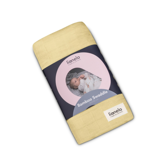 Товары по уходу - Пеленка Lionelo Bamboo swaddle yellow lemon (LO-BAMBOO SWADDLE YELLOW LEMON) (5903771707077)#2
