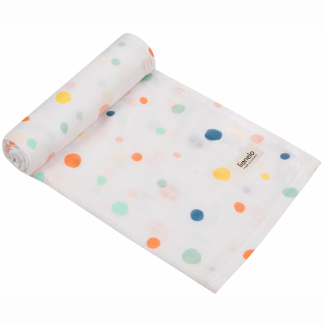 Товари для догляду - Набір пелюшок Lionelo bamboo set dot (LO-BAMBOO SET DOT) (5903771707299)#5