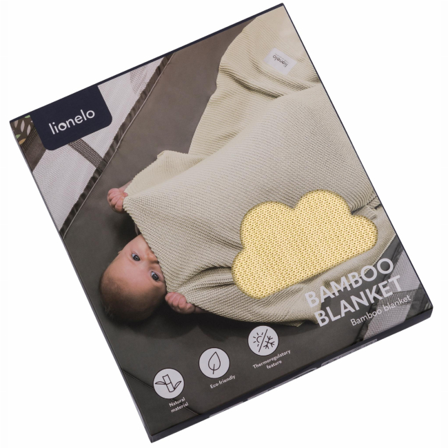 Товары по уходу - Одеяло Lionelo Bamboo blanket yellow lemon (LO-BAMBOO BLANKET YELLOW LEMON) (5903771707107)#5