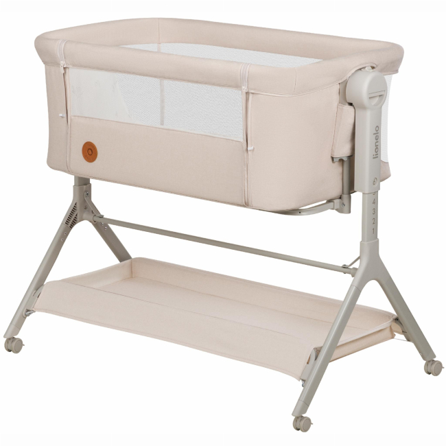 Манежі - Приставне ліжечко Lionelo Leonie Plus beige sand (LO-LEONIE PLUS BEIGE SAND) (5903771707879)#2