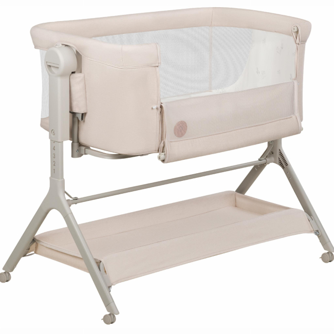 Манежі - Приставне ліжечко Lionelo Leonie Plus beige sand (LO-LEONIE PLUS BEIGE SAND) (5903771707879)#3