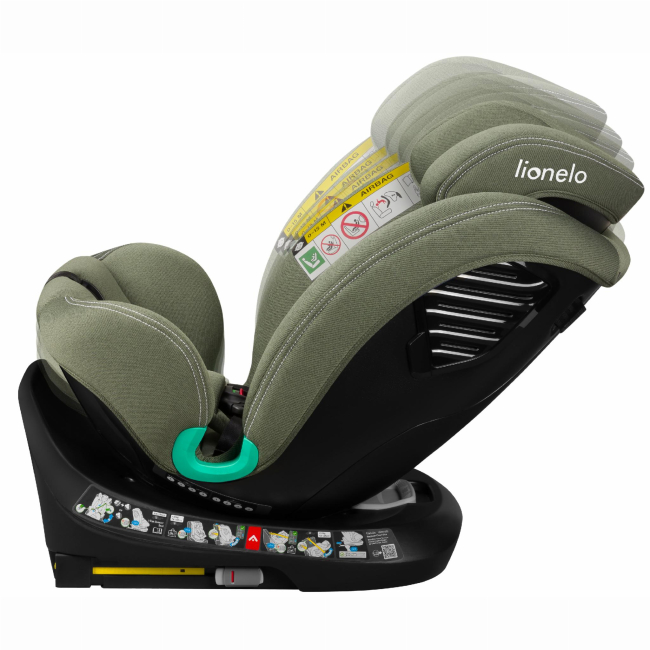 Автокрісла й аксесуари - Автокрісло Lionelo Bastiaan One i-Size Green olive (LO-BASTIAAN ONE I-SIZE GREEN OLIVE) (5903771707695)#6