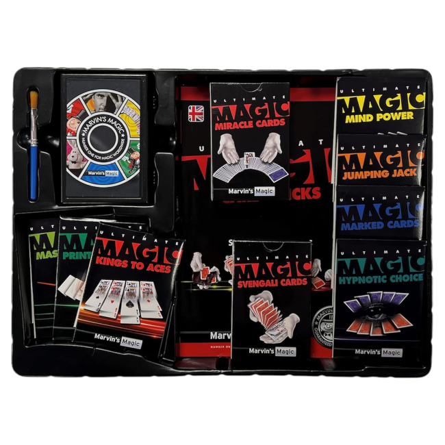 Наукові ігри, фокуси та досліди - Набір для фокусів Marvin's Magic 250 приголомшливих карткових фокусів (MMB5715)#2