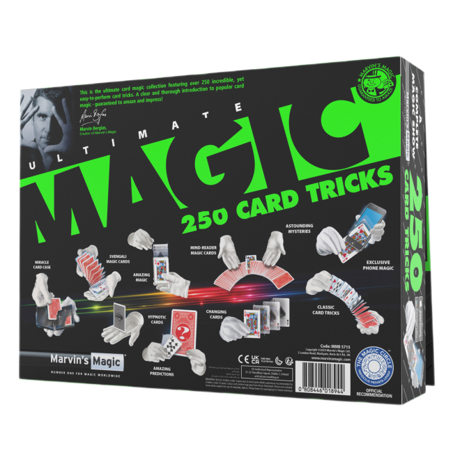 Наукові ігри, фокуси та досліди - Набір для фокусів Marvin's Magic 250 приголомшливих карткових фокусів (MMB5715)#3