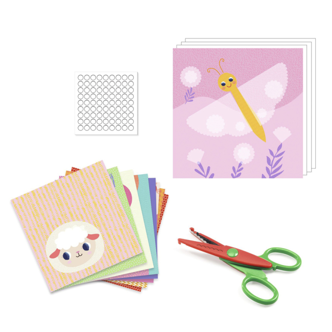 Наборы для творчества - Набор для создания коллажа DJECO Фигурные картинки (DJ09057)#2