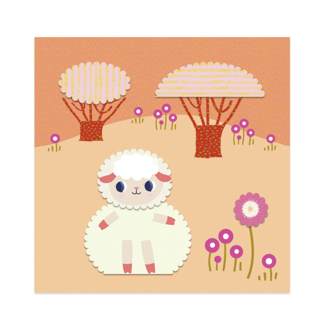 Наборы для творчества - Набор для создания коллажа DJECO Фигурные картинки (DJ09057)#4