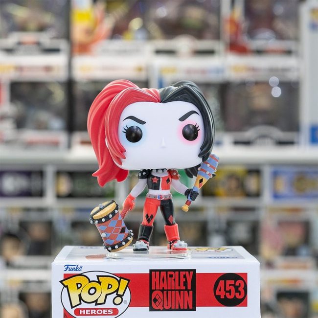 Фігурки персонажів - Фігурка Funko pop DC Comics Гарлі Квінн зі зброєю (65616)#3