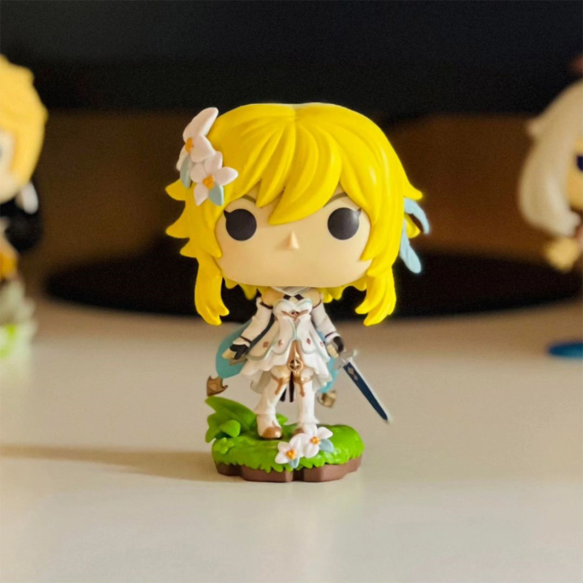 Фигурки персонажей - Фигурка Funko pop Genshin impact Путешественник Люмин (68381)#3