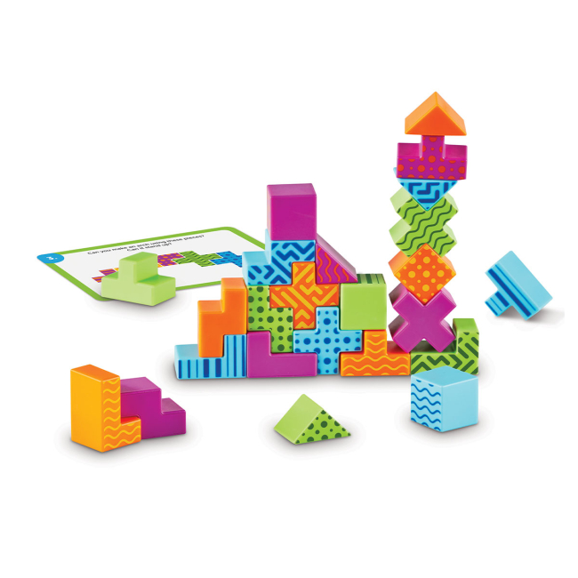 Обучающие игрушки - Обучающий набор Learning Resources Stem Explorers Цветная геометрия (LER9306)#2