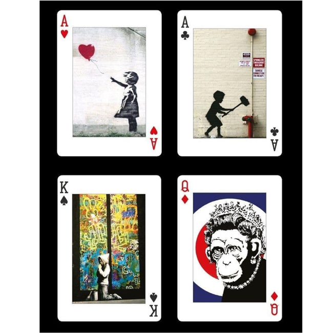 Настольные игры - Сувенирные игральные карты Piatnik Banksy (9001890165214)#2