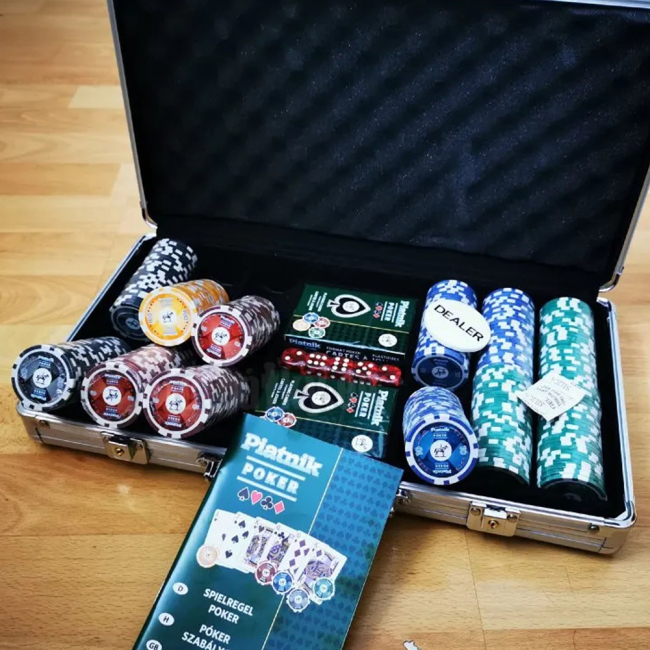 Настольные игры - Профессиональный набор для покера Piatnik в металлическом кейсе (9001890790393)#5