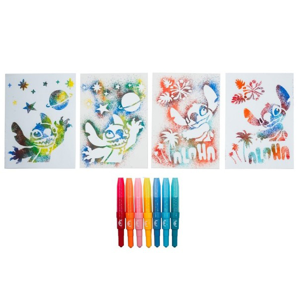 Товары для рисования - Набор спрей-ручек Disney Stitch с трафаретами (ST23364)#2