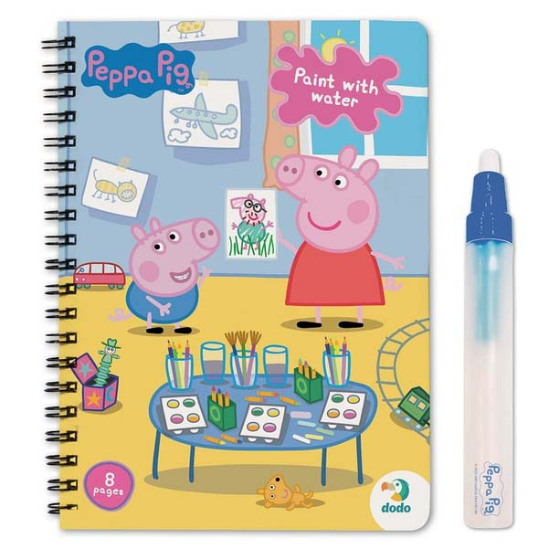Товары для рисования - Набор раскрасок DoDo Рисуй водой Peppa Pig (200443)#2