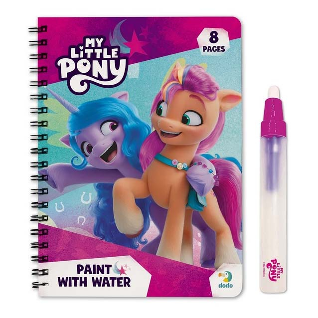 Товари для малювання - ​Набір розмальовок DoDo​ Малюй водою My Little Pony (200445)#2