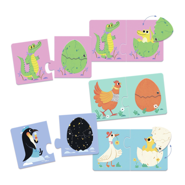 Пазлы - Пазл DJECO Кто в яйце? (DJ08193)#2