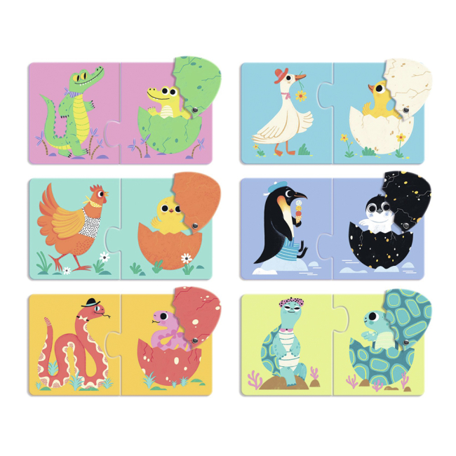 Пазлы - Пазл DJECO Кто в яйце? (DJ08193)#3